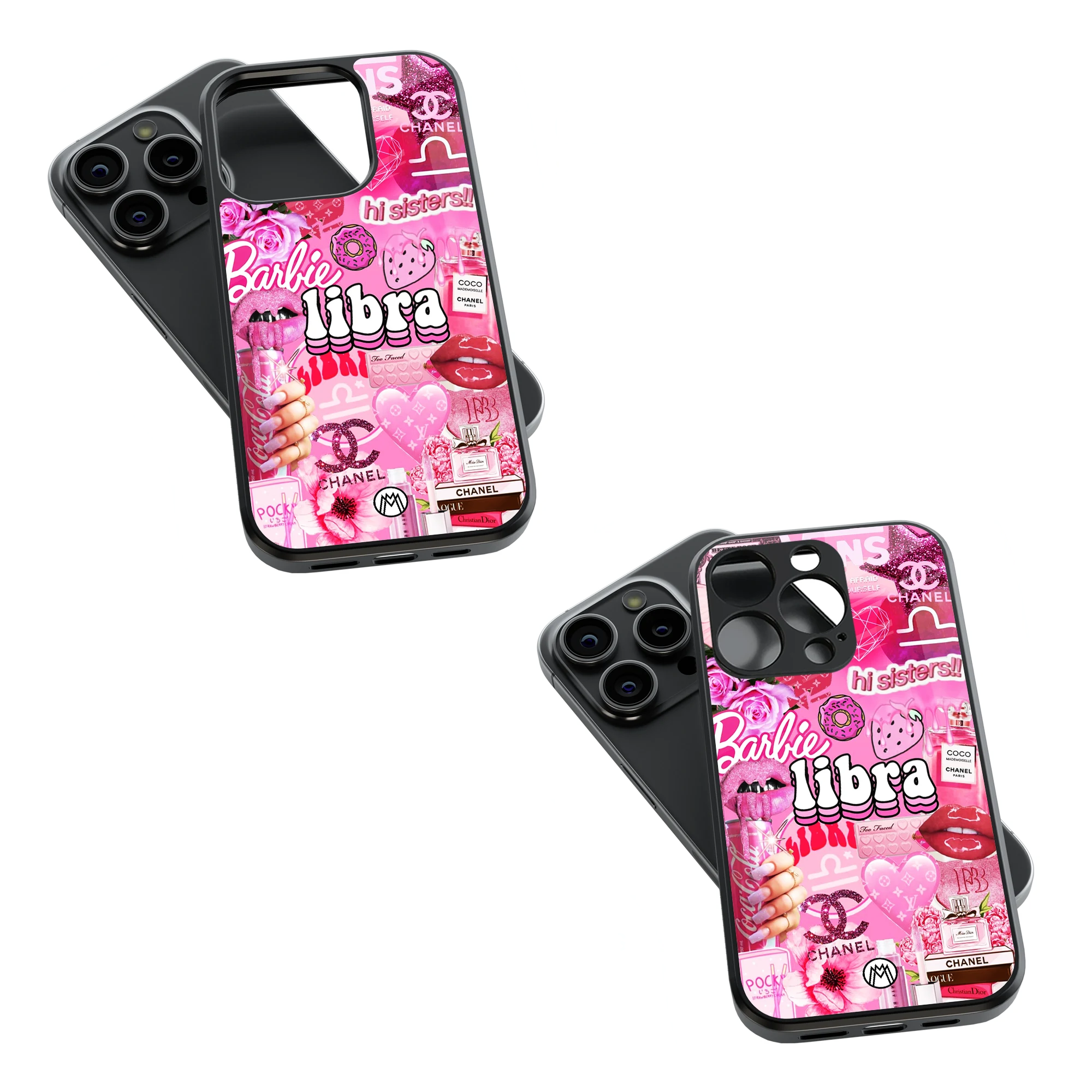 Trendy Glass Back Mobile Case for iPhone, Samsung, Redmi, OnePlus, Google Pixel, Motorola