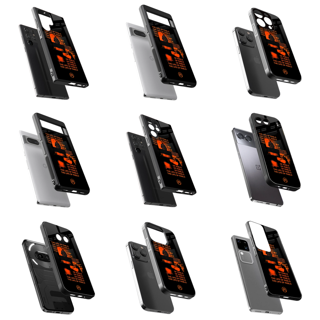 Durable Glass Back Mobile Case for iPhone, Samsung, OnePlus, Google Pixel, Redmi, Vivo, Oppo