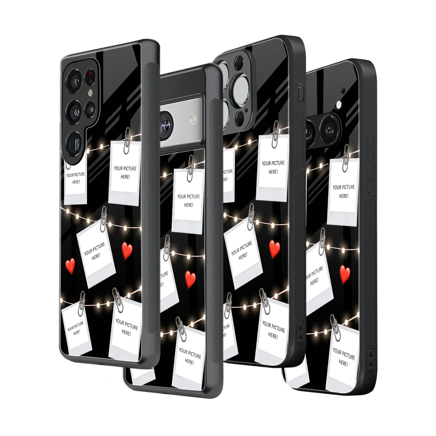 Polaroid Personalised Glass Phone Case