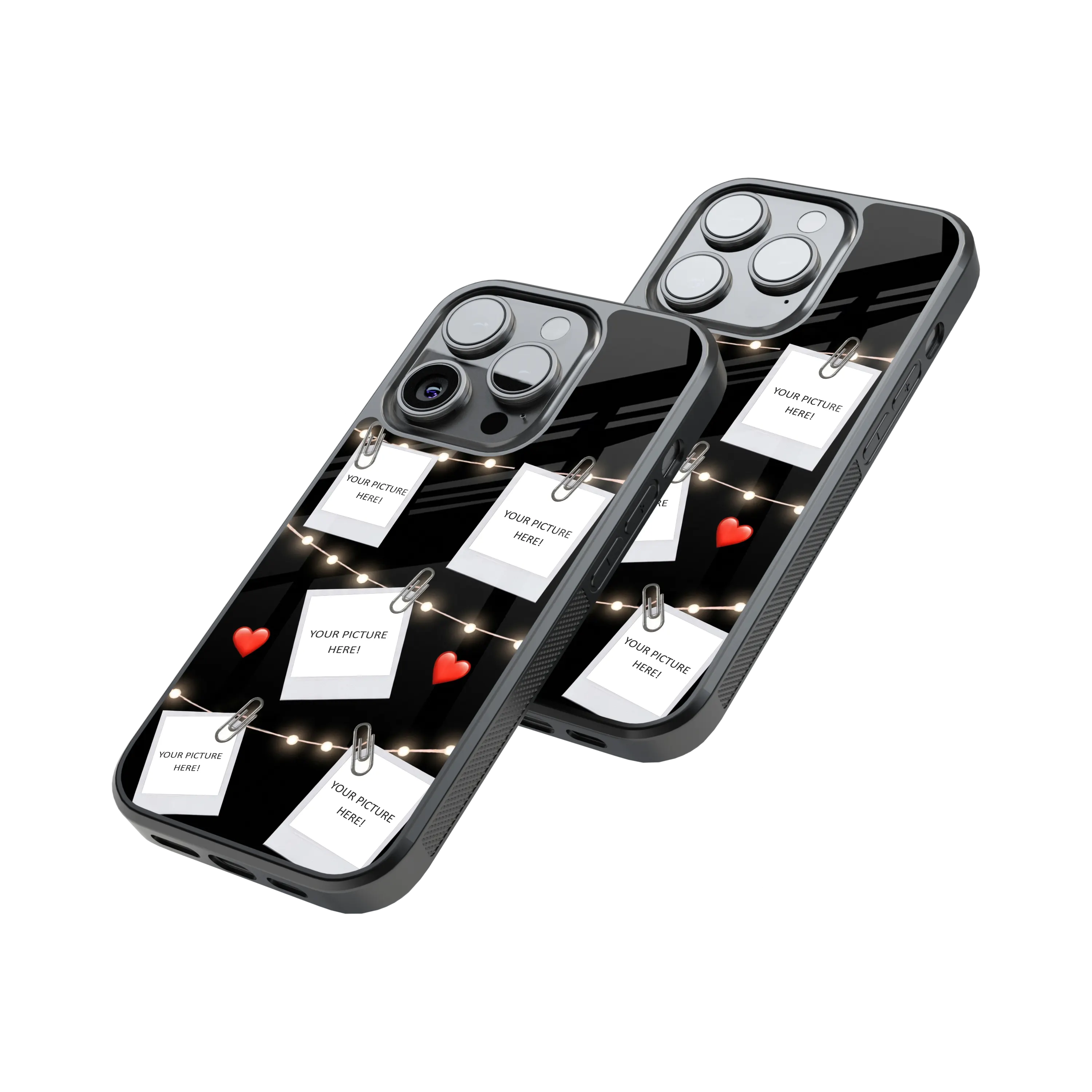 Polaroid Personalised Glass Phone Case