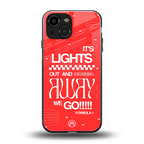 lights out back phone cover | glass case for iphone 13 mini