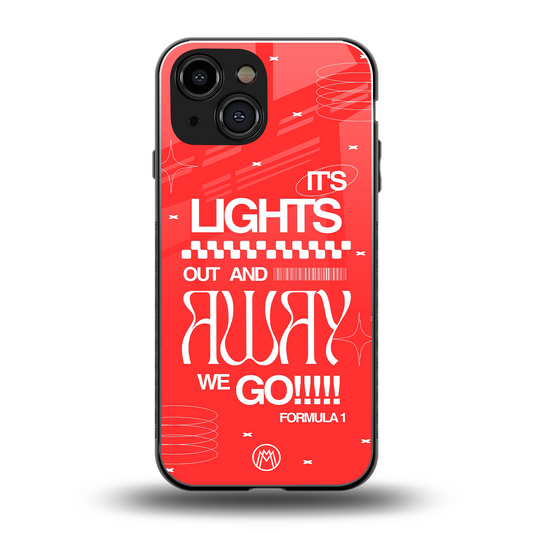 lights out back phone cover | glass case for iphone 13 mini
