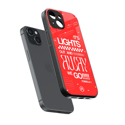 lights out back phone cover | glass case for iphone 13 mini