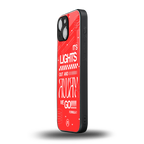 lights out back phone cover | glass case for iphone 13 mini