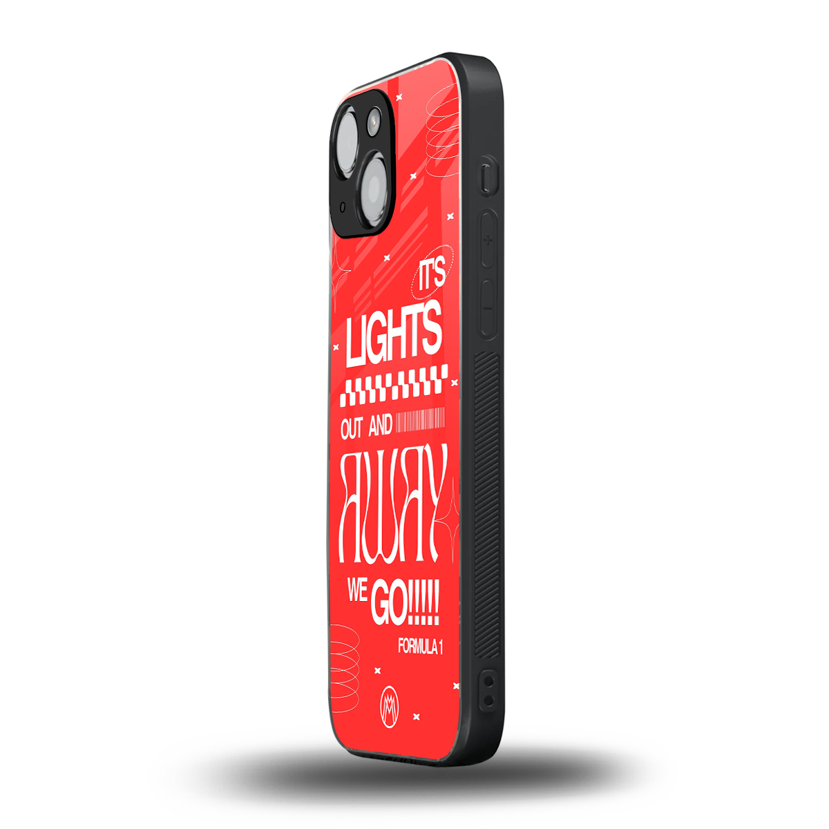 lights out back phone cover | glass case for iphone 13 mini