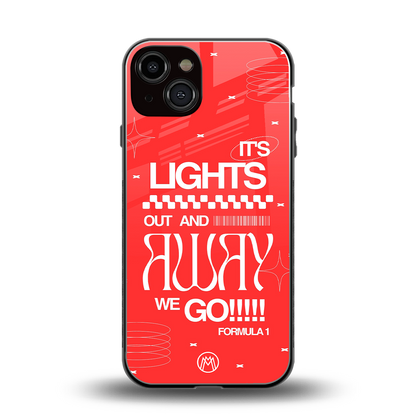 lights out back phone cover | glass case for iphone 13