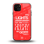 lights out back phone cover | glass case for iphone 15 plus