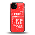 lights out back phone cover | glass case for iphone 14 plus