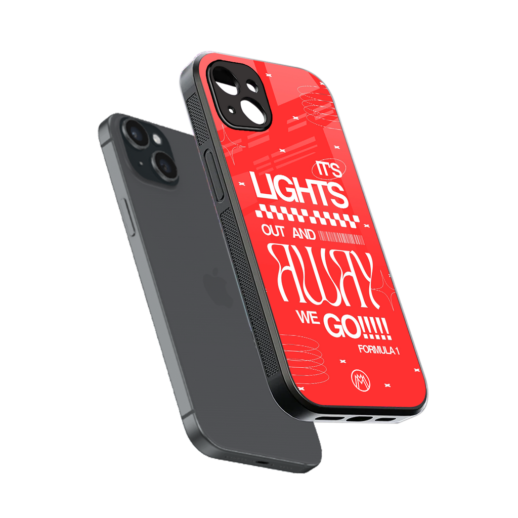 lights out back phone cover | glass case for iphone 15 plus