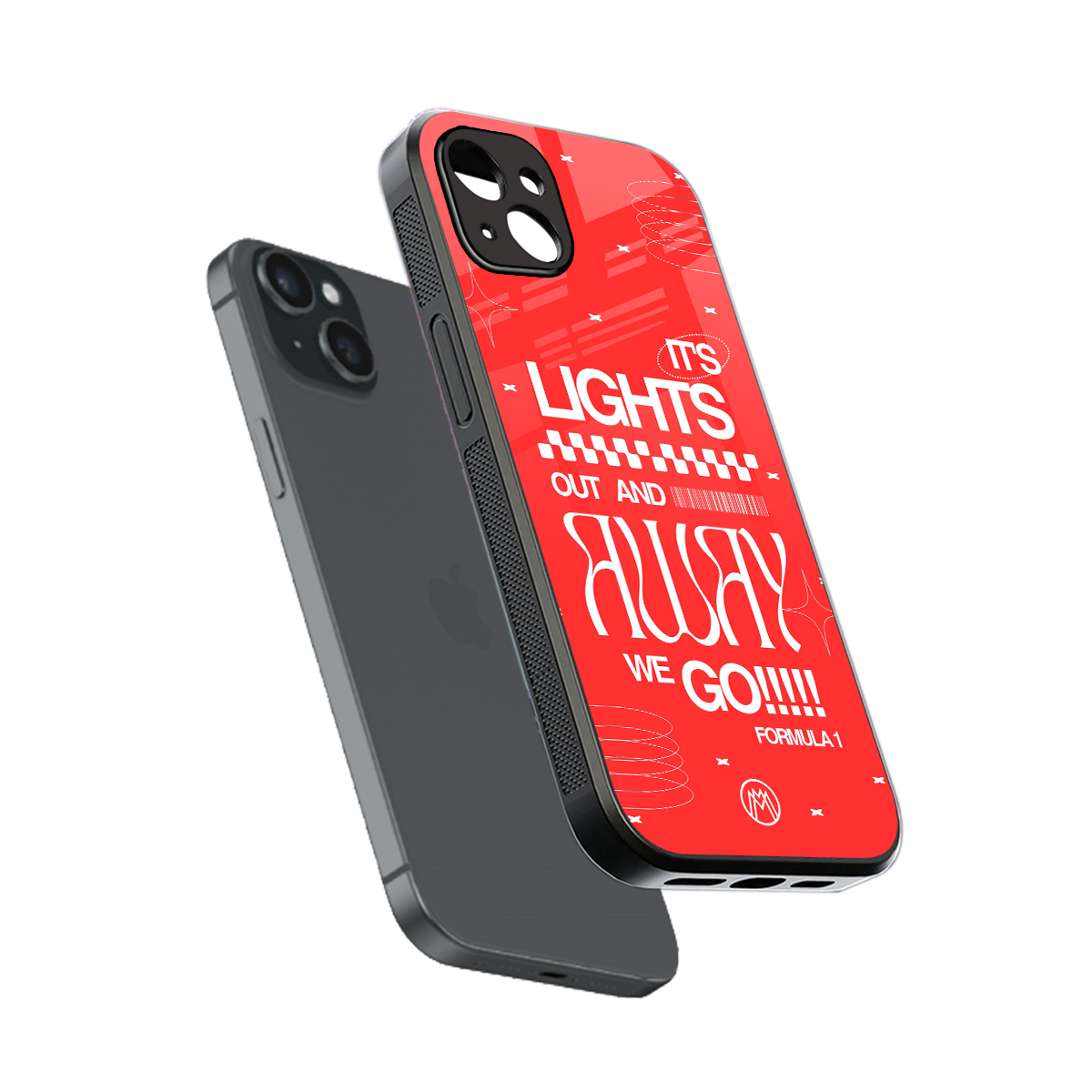 lights out back phone cover | glass case for iphone 15 plus