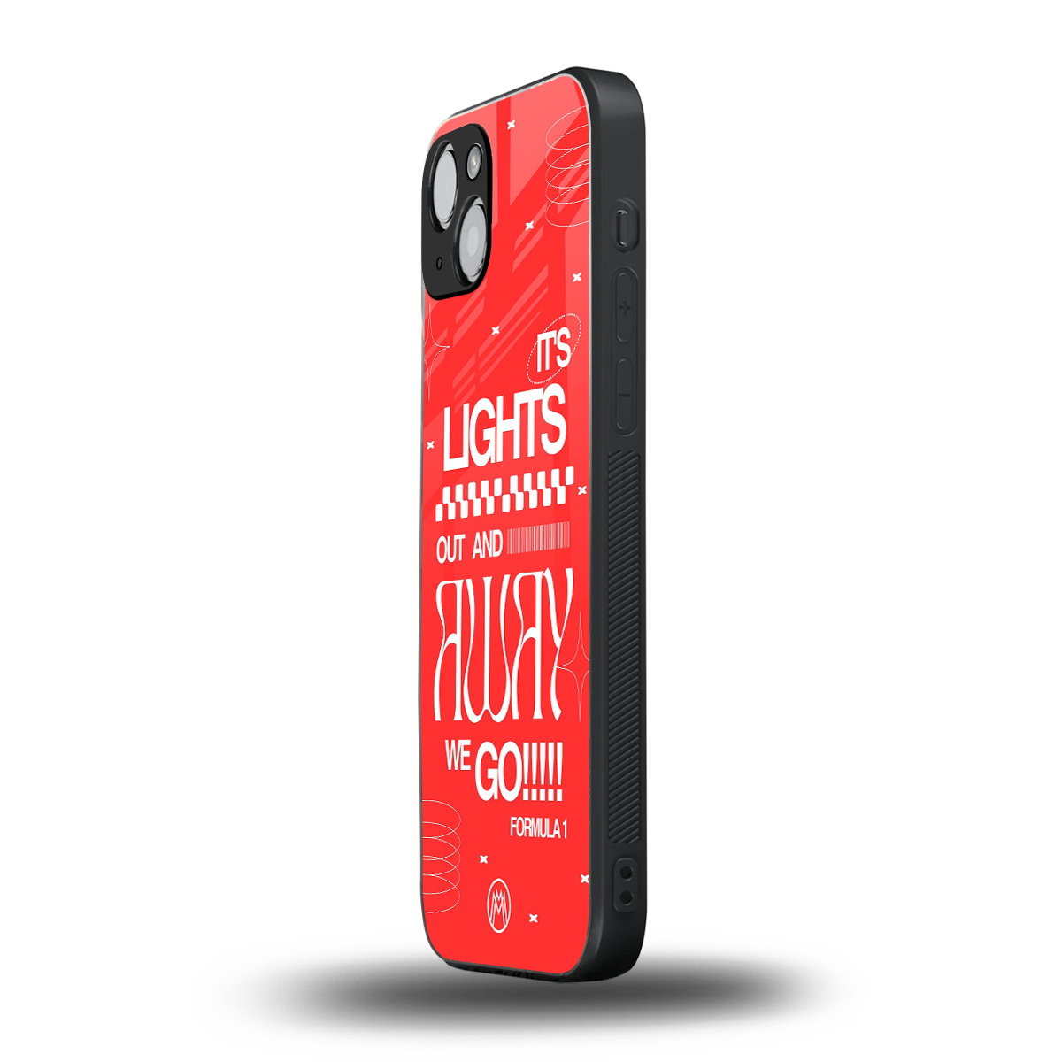 lights out back phone cover | glass case for iphone 15 plus