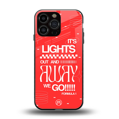 lights out back phone cover | glass case for iphone 14 pro max