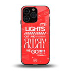 lights out back phone cover | glass case for iphone 15 pro
