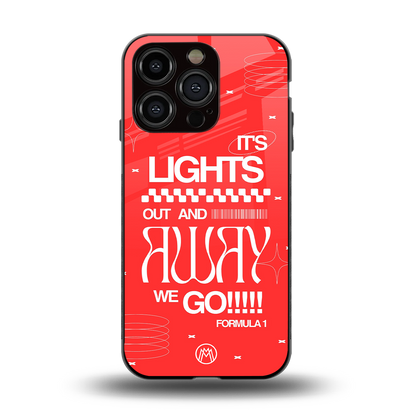lights out back phone cover | glass case for iphone 14 pro