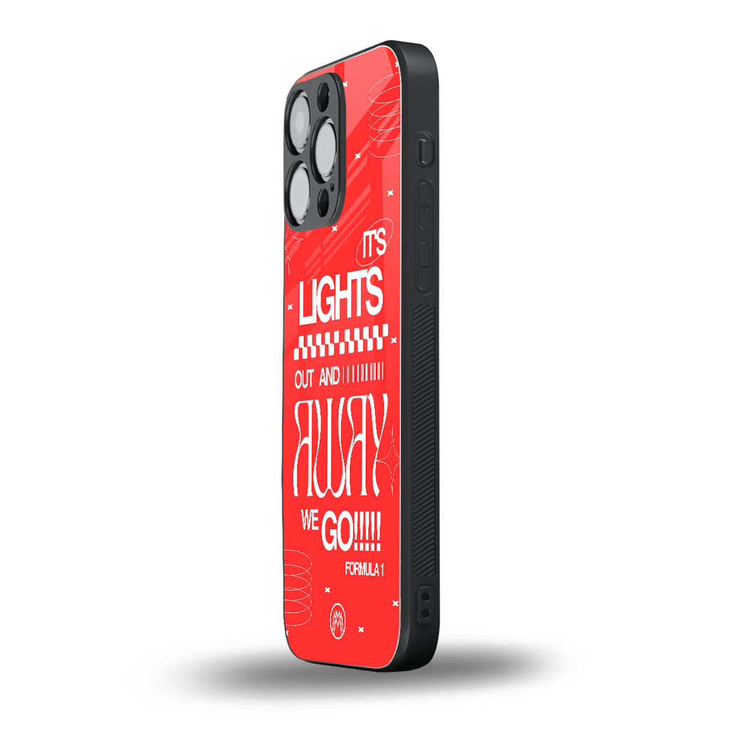 lights out back phone cover | glass case for iphone 16 pro max
