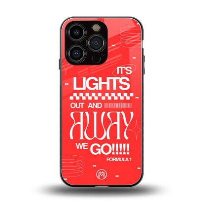 lights out back phone cover | glass case for iphone 16 pro