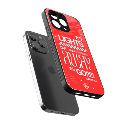 lights out back phone cover | glass case for iphone 16 pro