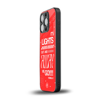 lights out back phone cover | glass case for iphone 16 pro