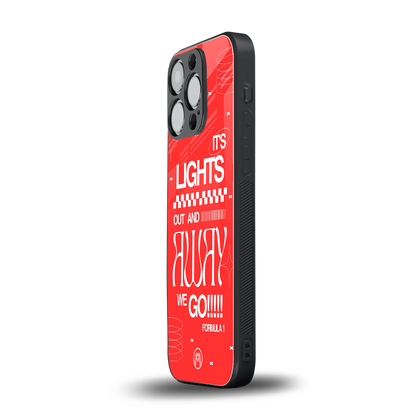 lights out back phone cover | glass case for iphone 16 pro