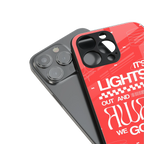 lights out back phone cover | glass case for iphone 15 pro