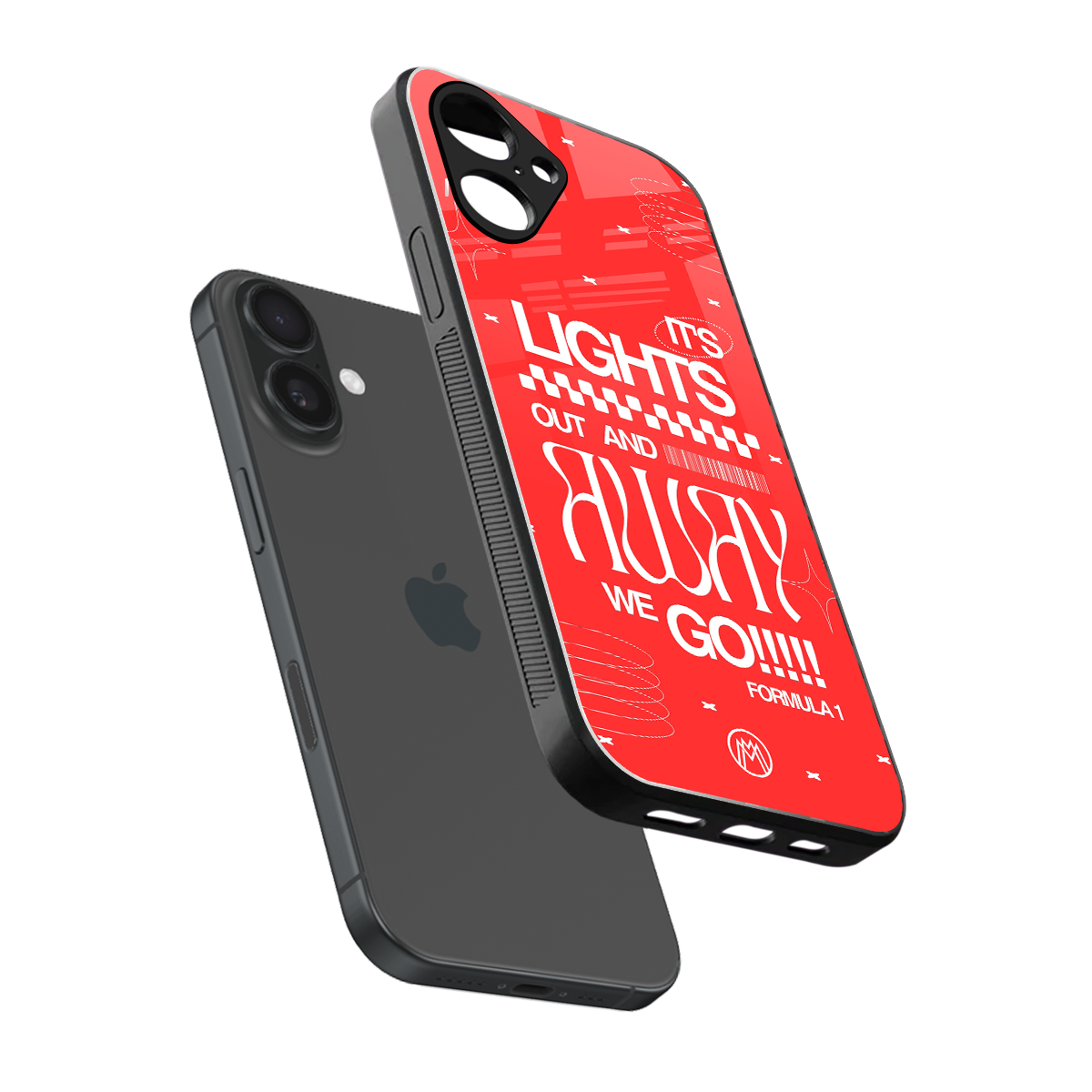 lights out back phone cover | glass case for iphone 16
