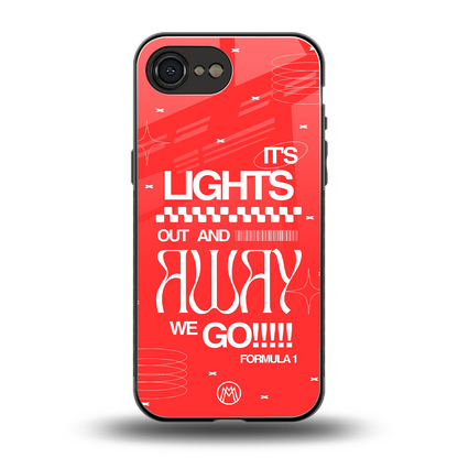 lights out back phone cover | glass case for iphone 16e