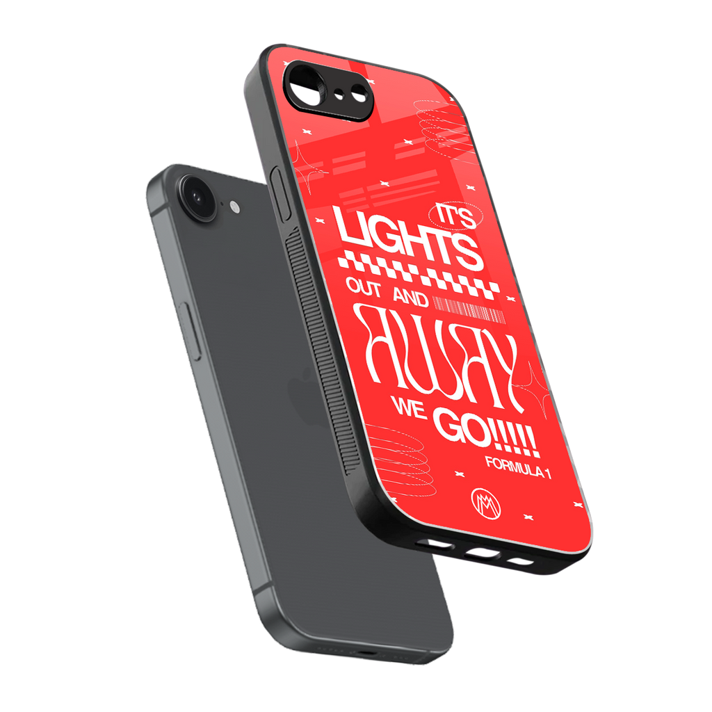 lights out back phone cover | glass case for iphone 16e