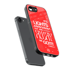 lights out back phone cover | glass case for iphone 16e