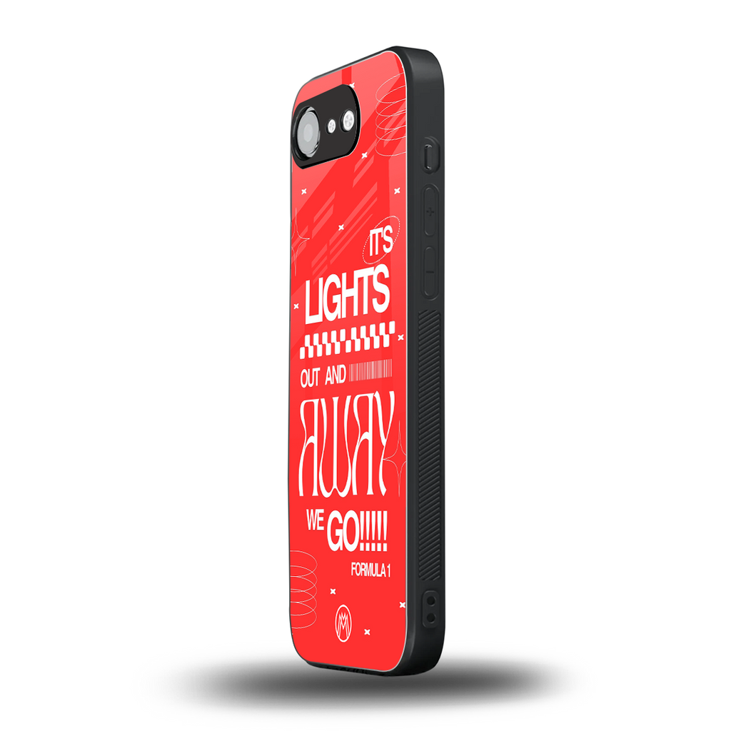 lights out back phone cover | glass case for iphone 16e
