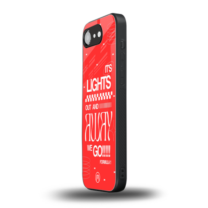 lights out back phone cover | glass case for iphone 16e