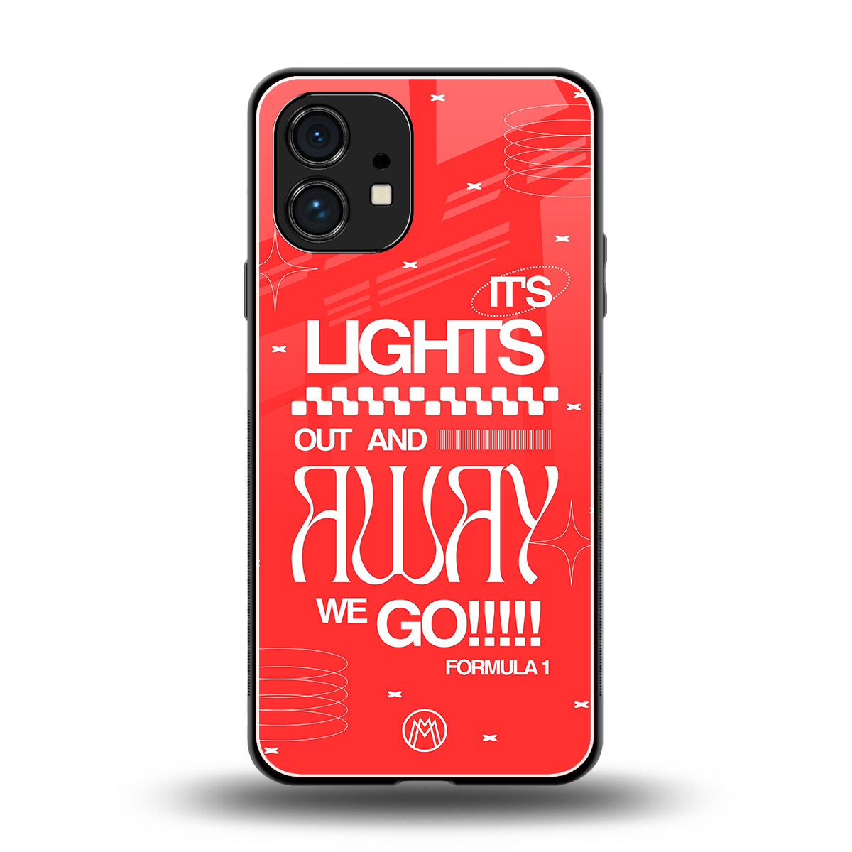 lights out back phone cover | glass case for nothing phone 1