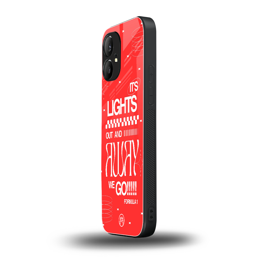 lights out back phone cover | glass case for nothing phone 1