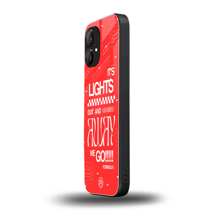 lights out back phone cover | glass case for nothing phone 1