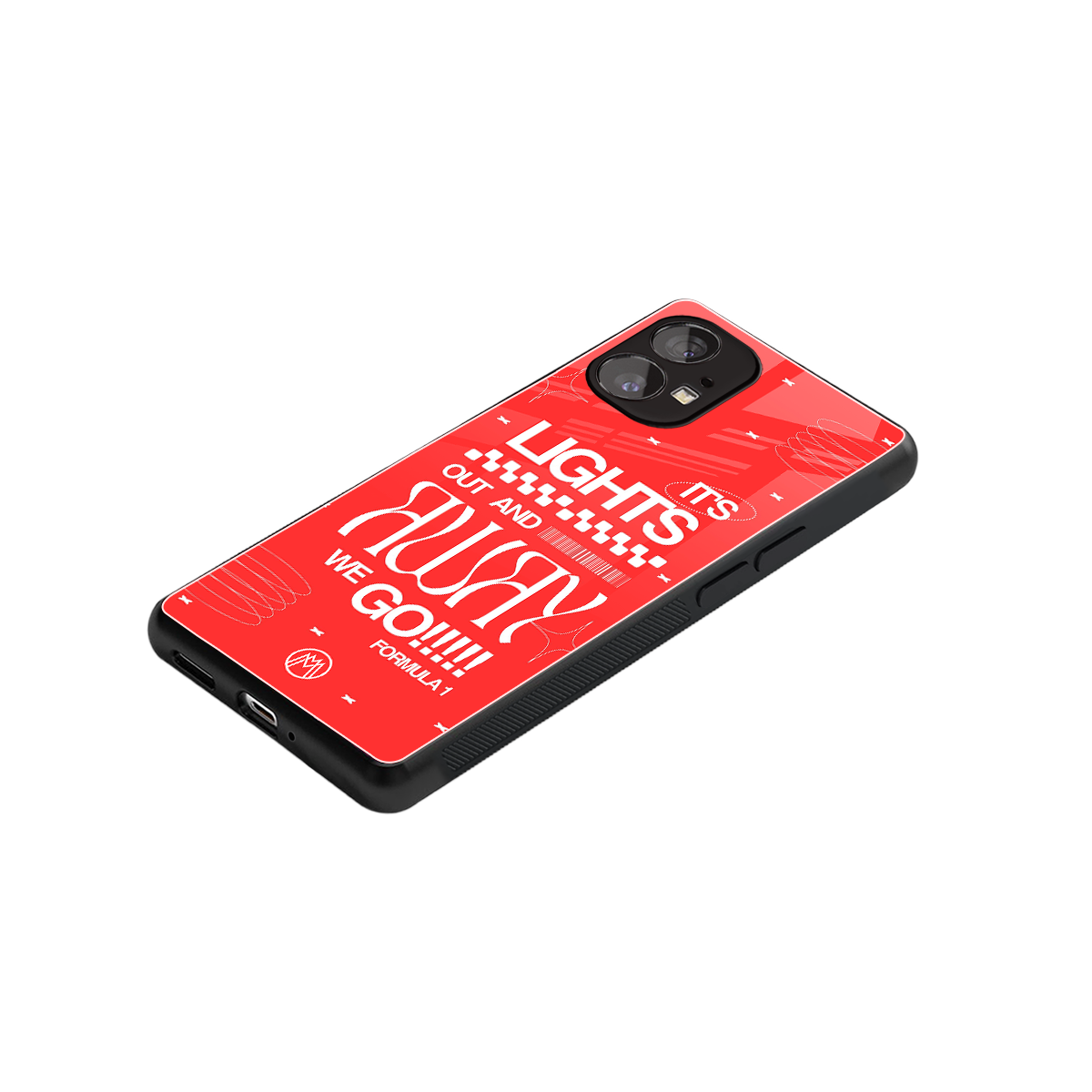 lights out back phone cover | glass case for nothing phone 1