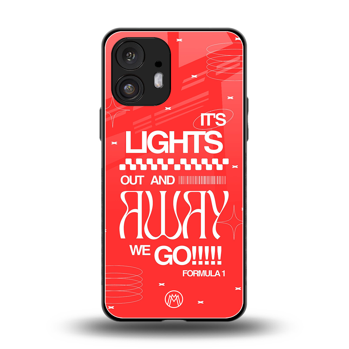 lights out back phone cover | glass case for nothing phone 2