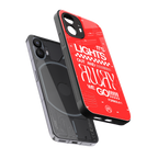 lights out back phone cover | glass case for nothing phone 2