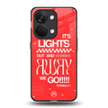 lights out back phone cover | glass case for oneplus nord 3