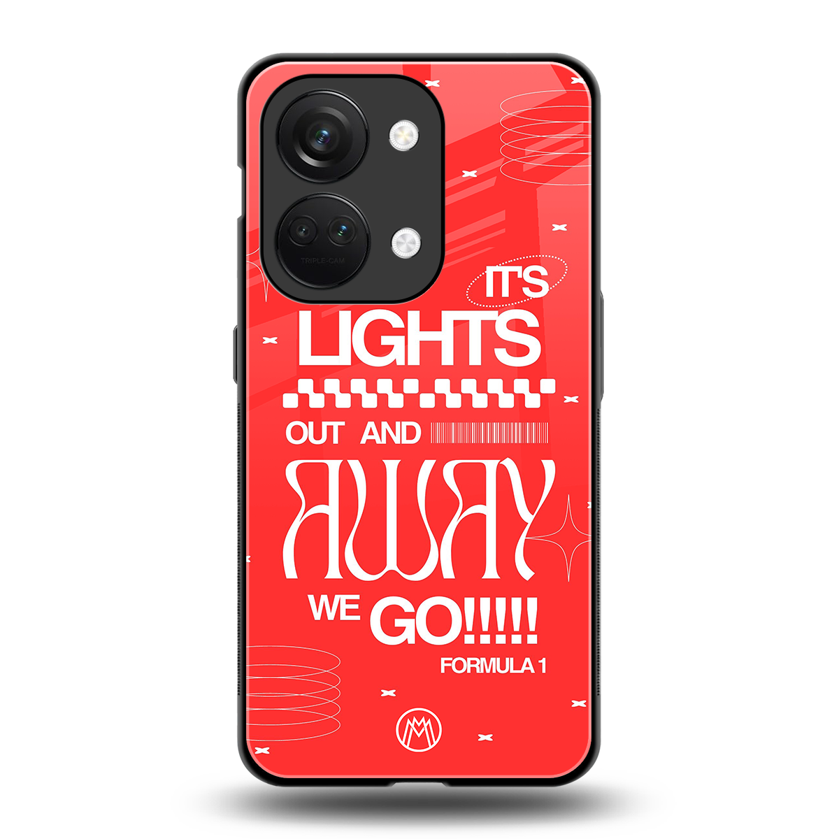 lights out back phone cover | glass case for oneplus nord 3