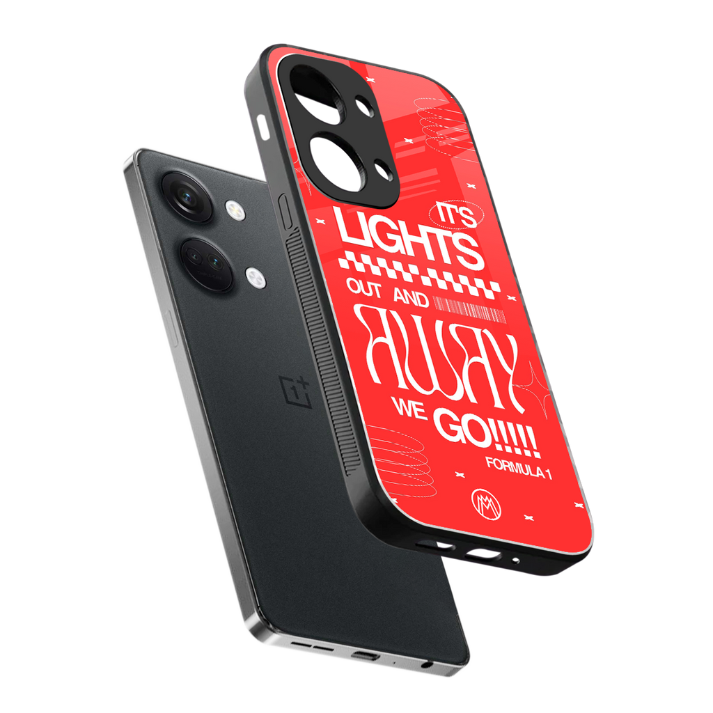 lights out back phone cover | glass case for oneplus nord 3
