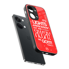 lights out back phone cover | glass case for oneplus nord 3