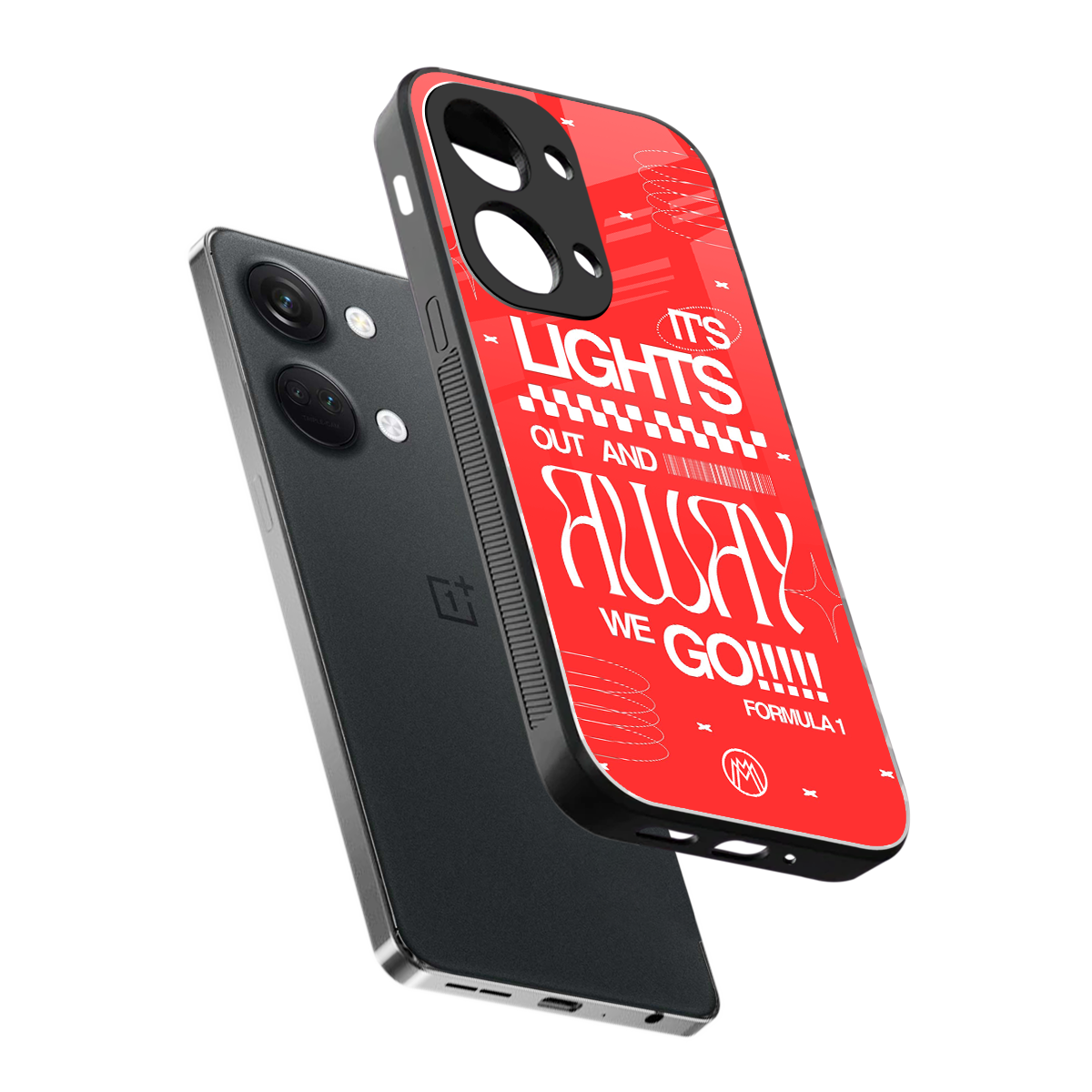 lights out back phone cover | glass case for oneplus nord 3