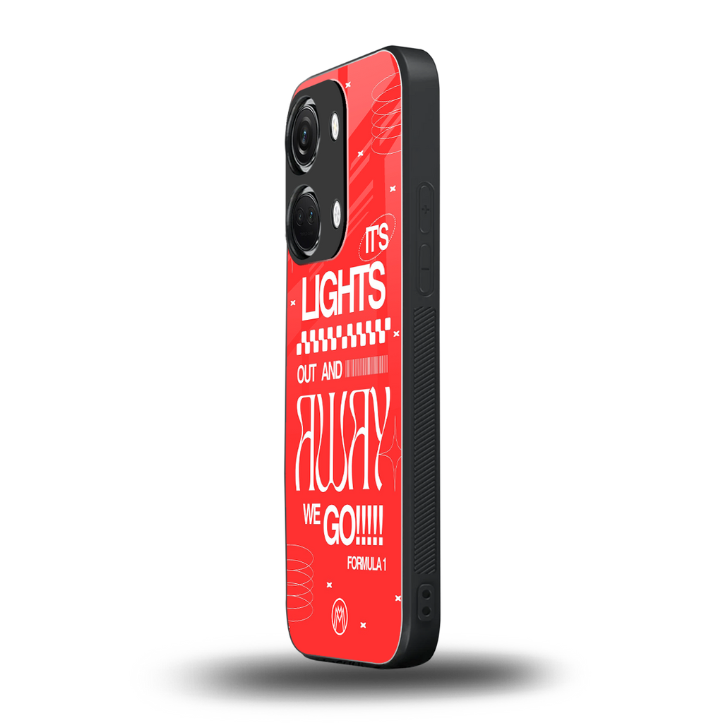 lights out back phone cover | glass case for oneplus nord 3