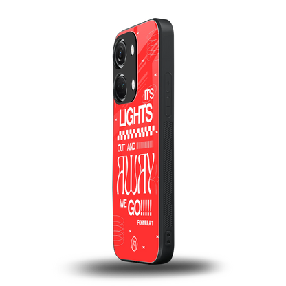 lights out back phone cover | glass case for oneplus nord 3