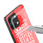lights out back phone cover | glass case for oneplus nord 3
