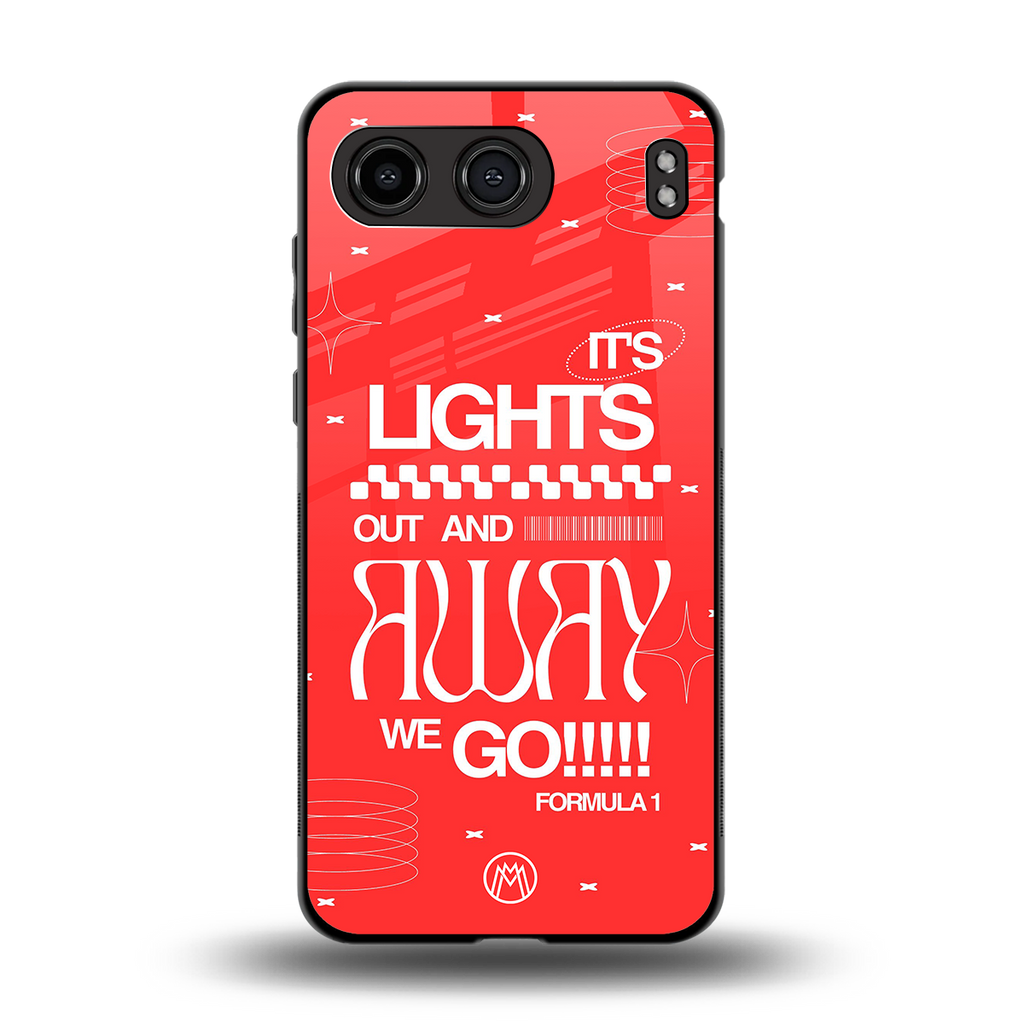 lights out back phone cover | glass case for oneplus nord 4