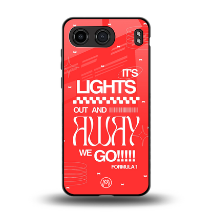lights out back phone cover | glass case for oneplus nord 4