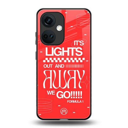 lights out back phone cover | glass case for oneplus nord ce 3