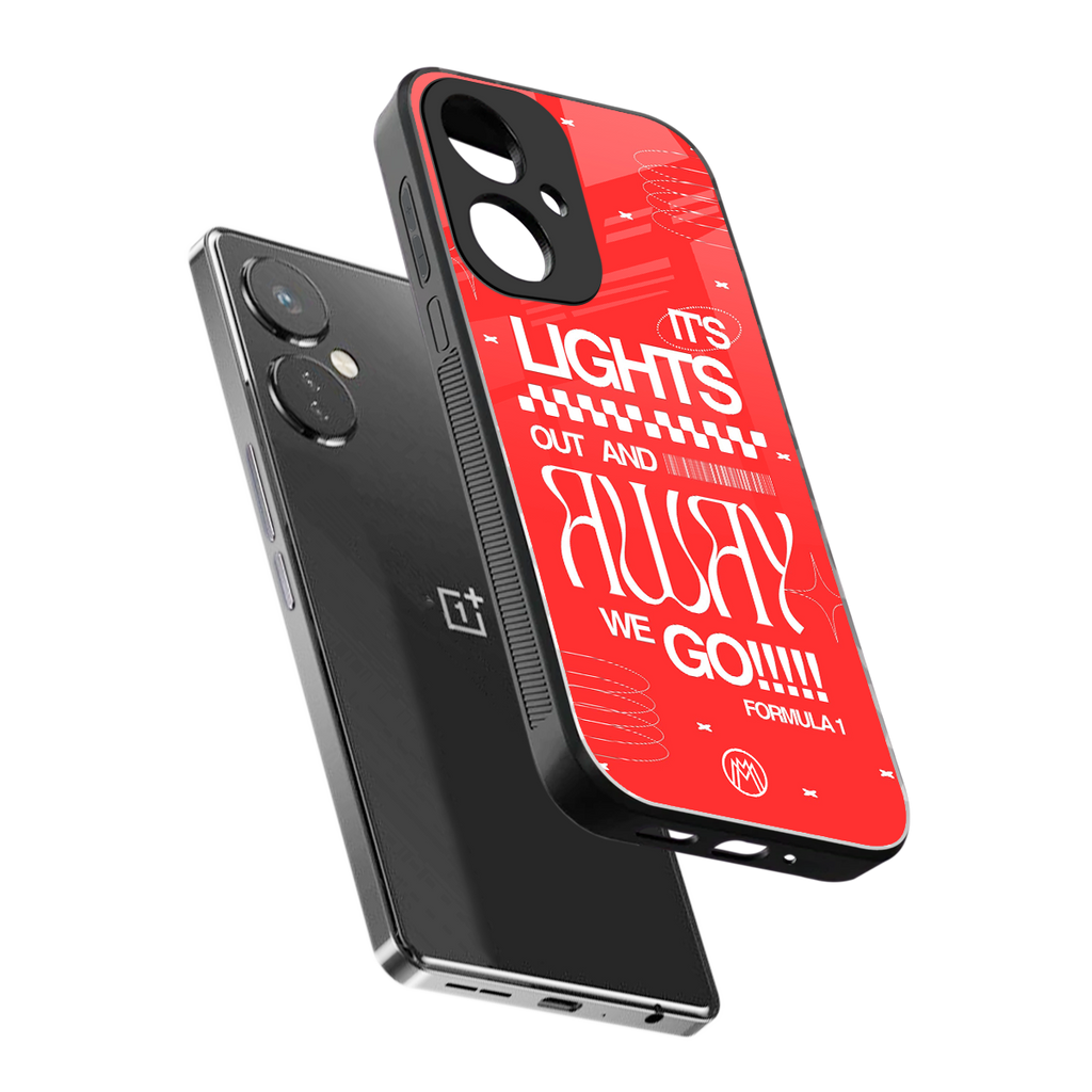 lights out back phone cover | glass case for oneplus nord ce 3