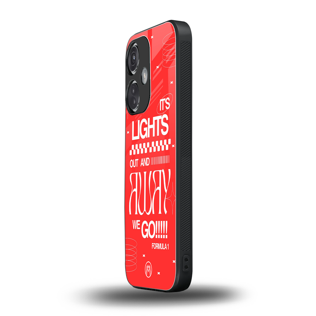 lights out back phone cover | glass case for oneplus nord ce 3