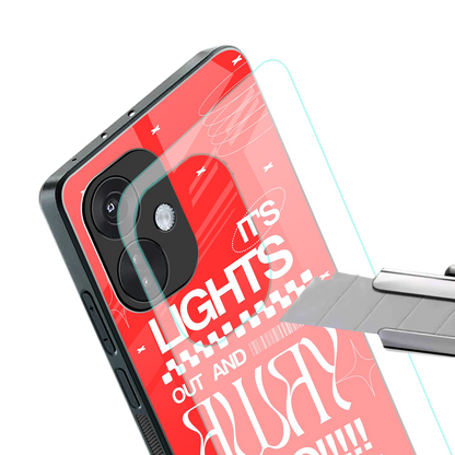 lights out back phone cover | glass case for oneplus nord ce 3
